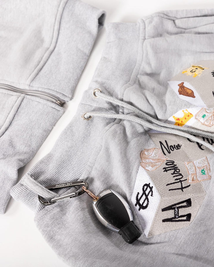 THB Sweat Suit - Grey (Zip up)